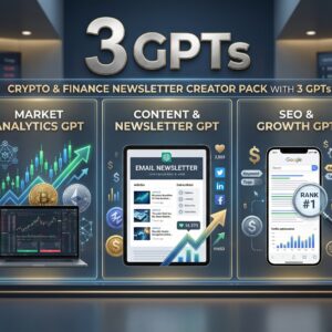 Crypto & Finance Newsletter Creator Pack - 3 GPTs