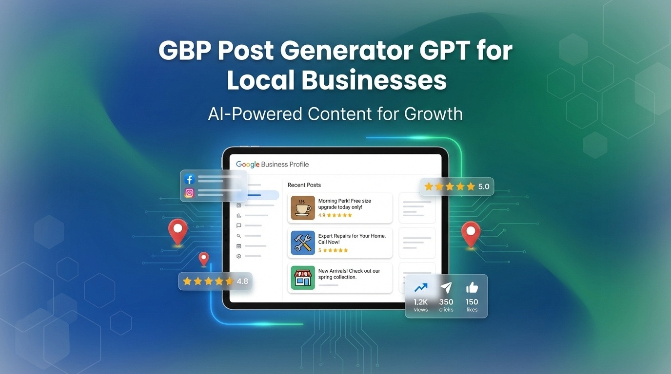 GBP Post Generator GPT for Local Businesses